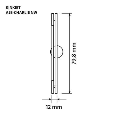 Activejet LED-væglampe AJE-CHARLIE NW