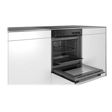 Siemens EQ211DA0EU - HE213ABS1+EM645CSB5E+HZ532000 - ovn med komfur - til inbyggnad - rustfrit stål/sort