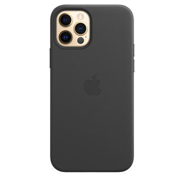 Apple Læder-etui med MagSafe iPhone 12/12 Pro – sort