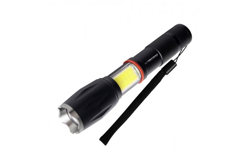 Esperanza Dione Sort Hånd lommelygte LED