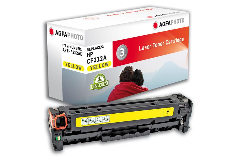 AgfaPhoto - gul - kompatibel - tonerkassett (alternativ för: Canon 731Y, HP 131A, HP CF212A)