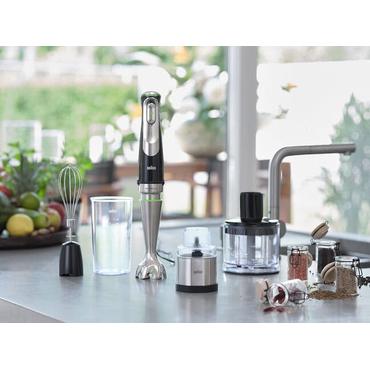 Braun MultiQuick 9 MQ9138XI blender 0,6 L Nedsænkning blender 1200 W Sort, Rustfrit stål