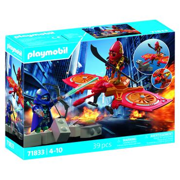 PLAYMOBIL Helden-Drohne gegen bösen Ninja - 71833