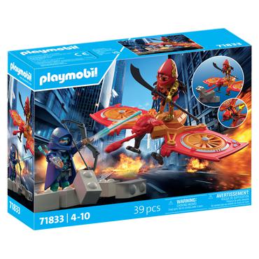 PLAYMOBIL Helden-Drohne gegen bösen Ninja - 71833