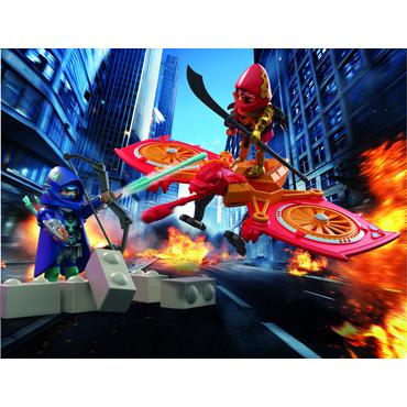 PLAYMOBIL Helden-Drohne gegen bösen Ninja - 71833
