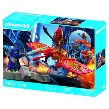 PLAYMOBIL Helden-Drohne gegen bösen Ninja - 71833