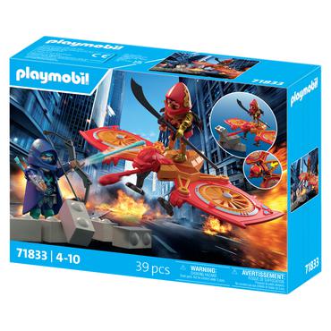 PLAYMOBIL Helden-Drohne gegen bösen Ninja - 71833