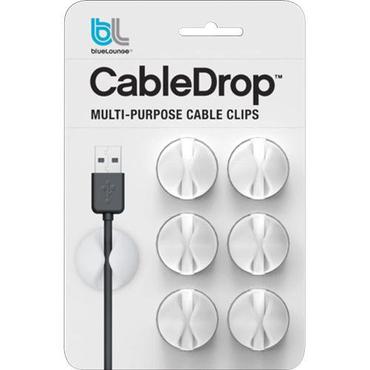 Bluelounge CableDrop kabelholder Hvid 6 stk