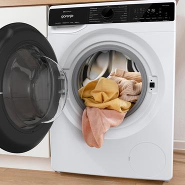 Gorenje WPNA84A2TS vaskemaskine Front-læsning 8 kg 1400 rpm Sort, Hvid