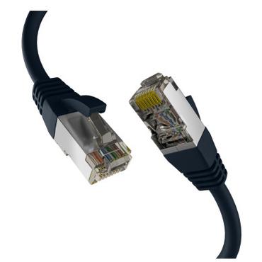 EFB CAT8.1 SCHWARZ 0,25m RJ45 PATCHKABEL S/FTP PIMF