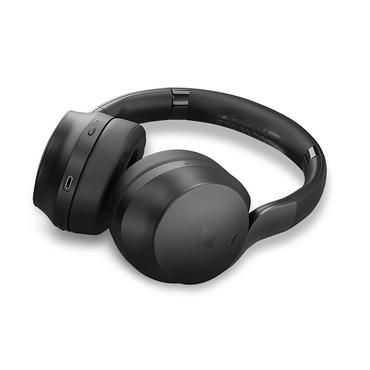 Lindy LHXW-e Headset Trådløs Opkald/musik USB Type-C Bluetooth Sort