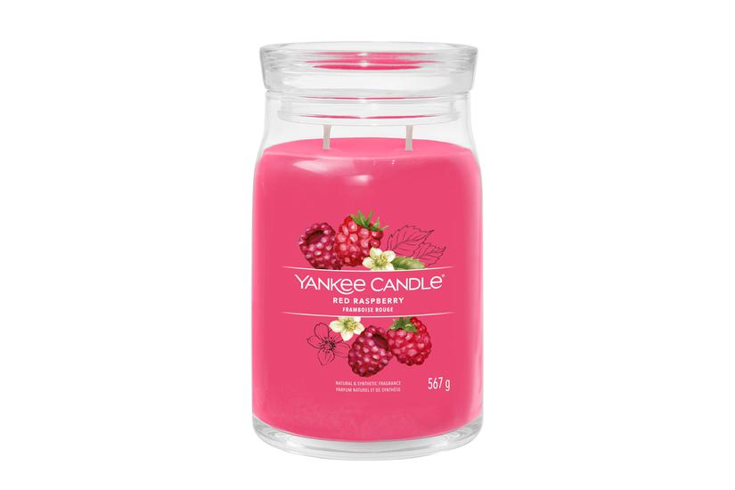 Yankee Candle 1701375E vokslys Cylinder Hindb&aelig;r H&oslash;jr&oslash;d 1 stk