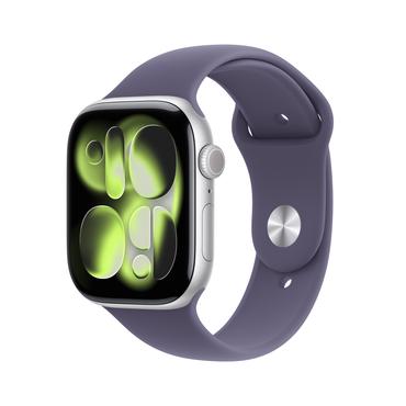 Apple Watch Series 11 OLED 46 mm Digital 416 x 496 pixel Ber&oslash;ringssk&aelig;rm S&oslash;lv Wi-Fi GPS (satellit)
