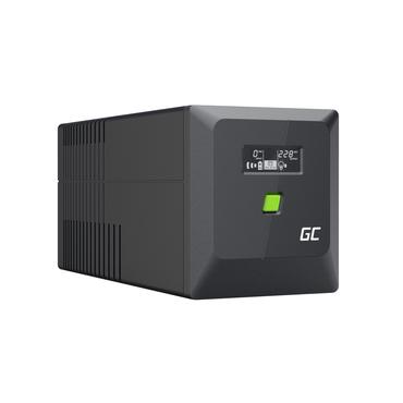 Green Cell UPS-enhed Interaktivt indgangsstik 1 kVA 600 W 4 AC stikkontakt(er)