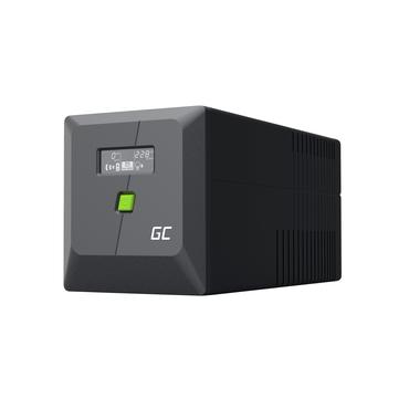 Green Cell UPS-enhed Interaktivt indgangsstik 1 kVA 600 W 4 AC stikkontakt(er)
