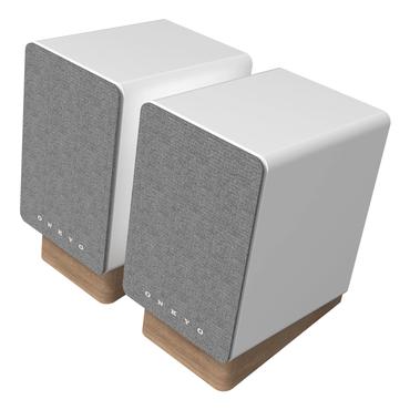 ONKYO GX-10DB 2-vejs Gr&aring;, Hvid Kabel & tr&aring;dl&oslash;s 30 W