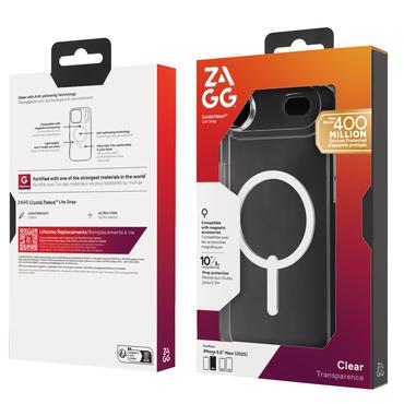 ZAGG Crystal Palace Lite Snap mobiltelefon etui 16,5 cm (6.5") Cover Transparent