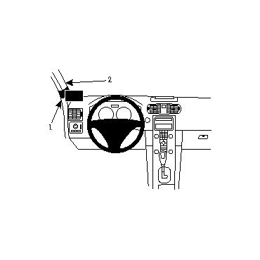 Brodit ProClip Left mount - beslag til montering