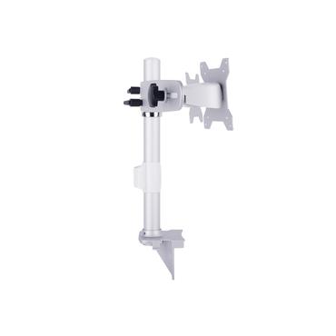 Multibrackets M Workstation Cart Dual Arm DT ställ - justerbar arm - för 2 LCD-bildskärmar - svart, silver