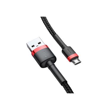 Baseus Cafule USB-kabel 2 m USB A Micro-USB A Sort, Rød