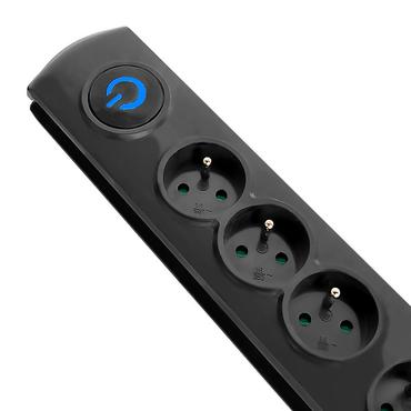 Qoltec - str&oslash;mst&oslash;dsbeskytter - 3680 Watt