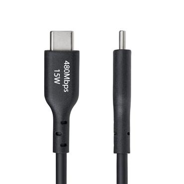 StarTech.com 2m (6.6ft) USB-A to USB-C Charging Cable, Charger Cord, M/M - USB Type-C kabel - USB til 24 pin USB-C - 2 m