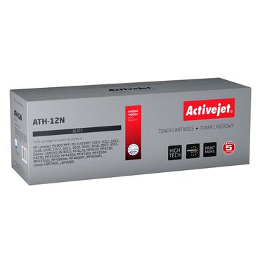 Activejet ATH-12N (erstatning HP 12A Q261212A, Canon FX-10, Canon CRG-703; Supreme; 2300 sider; sort)