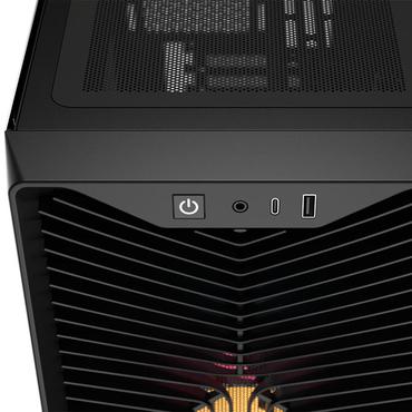 Corsair Chassi - Midi Tower - Mini-ITX, Micro ATX, ATX - 16,5 cm - 7 - 120,140 mm