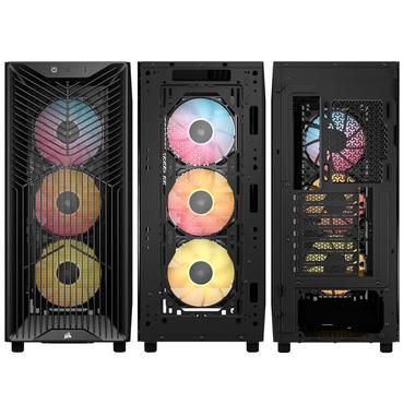 Corsair Chassi - Midi Tower - Mini-ITX, Micro ATX, ATX - 16,5 cm - 7 - 120,140 mm