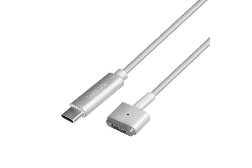 LogiLink PA0226 USB-kabel 1,8 m USB C MagSafe 2 S&oslash;lv
