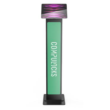 Compulocks Universal Tablet Invisible Mount Brandable Floor Stand stativ - for bærbar PC - sort