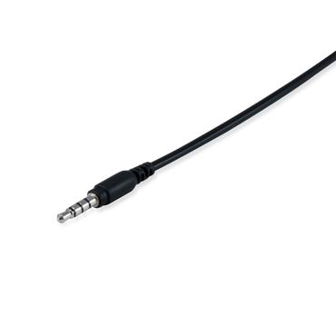 Equip Chat Headset Ledningsført Opkald/musik Sort
