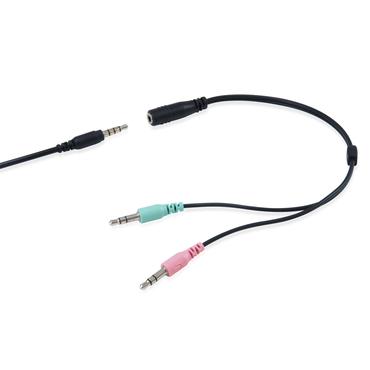 Equip Chat Headset Ledningsført Opkald/musik Sort