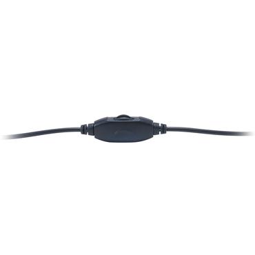 Equip Chat Headset Ledningsført Opkald/musik Sort