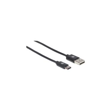 Manhattan 354936 USB-kabel USB 2.0 3 m USB C USB A Sort
