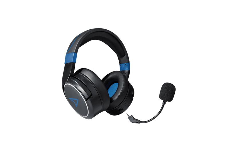 Lexip Metaltech Headset Kabel & trådløs Spil Sort, Blå