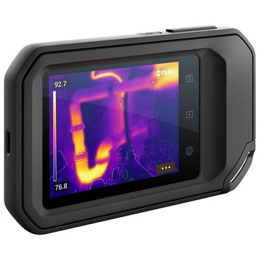 FLIR C3-X​ Vanadium Oxide Uncooled Focal Plane Arrays Sort 1800 mAh 128 x 96 pixel Indbygget sk&aelig;rm LCD 640 x 480 pixel