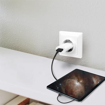 LogiLink USB-Steckdosenadapter, 1x USB-A, weiß, 5 Watt zum schnellen & effizienten Laden aller Elektronikgeräte, - 1 Stück (PA0093B)