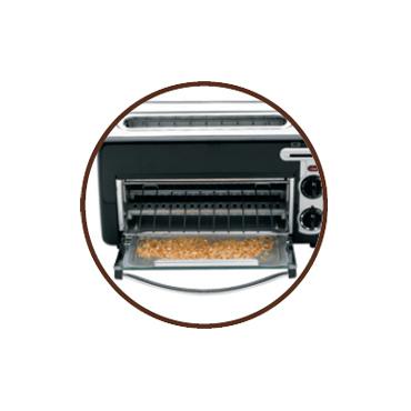 Tefal Toast n' Grill TL 6008 A12 - elektrisk ugn/br&ouml;drost - svart/matt aluminium