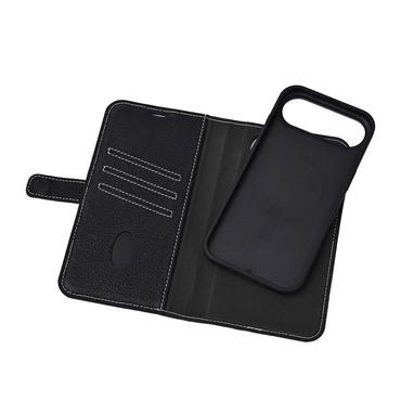 Essentials iPhone Air Leather Mag wallet, detachable, magnet, black