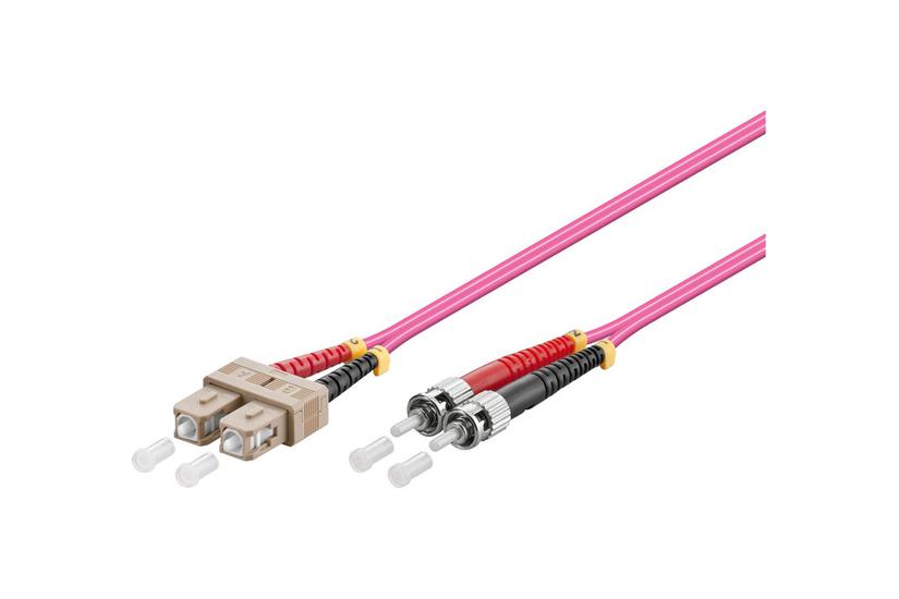 Alcasa 10m SC/ST InfiniBand og fiberoptisk kabel Violet