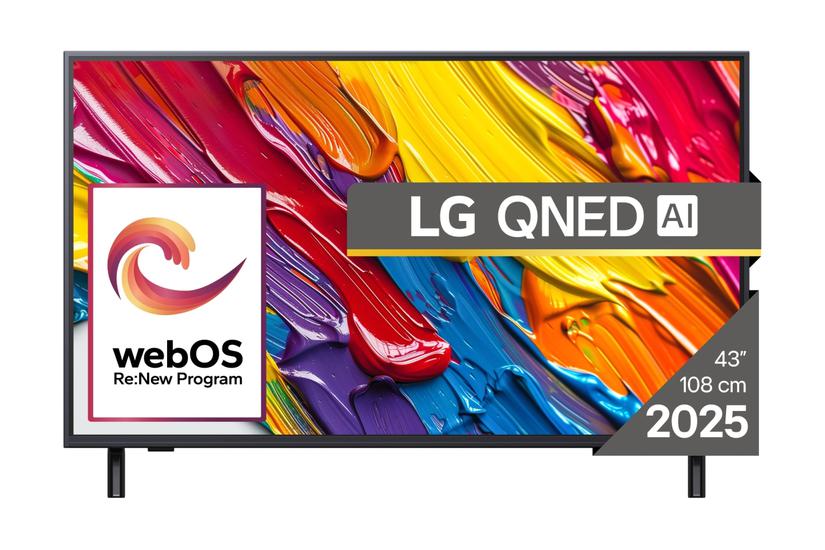 LG QNED 43QNED82A3B TV 109,2 cm (43") 4K Ultra HD Smart TV Wi-Fi Sort