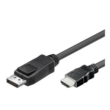 Alcasa DisplayPort - HDMI, 1m Sort