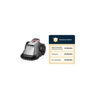 Eufy E18 Robot plæneklipper Batteri Sort, Grå