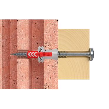 Fischer 545838 skrueanker og v&aelig;gudtag 100 stk Skrue og v&aelig;gstiks&aelig;t 30 mm