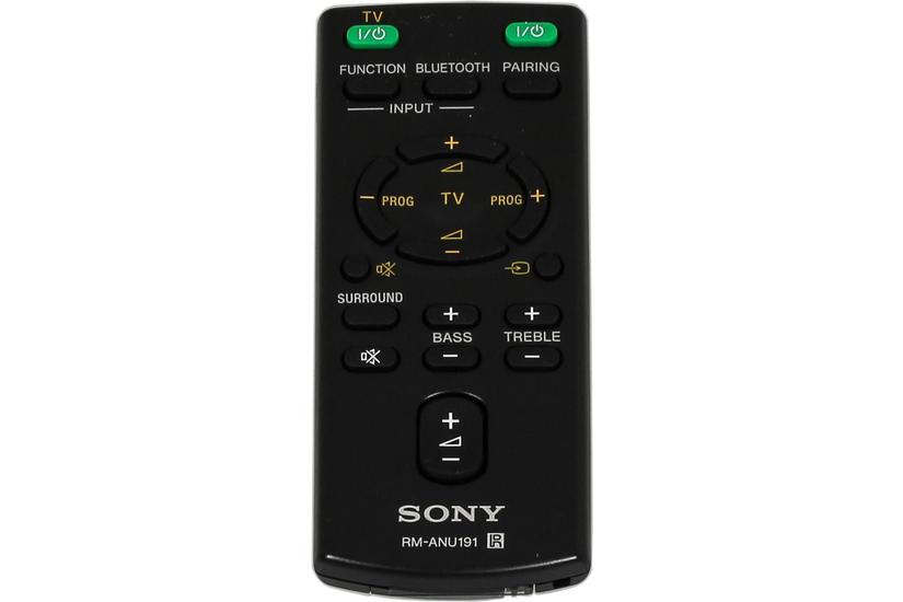 Sony RM-ANU191 fjernbetjening Ledningsført Tryk på knapper
