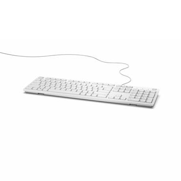 DELL KB216 tastatur Universel USB AZERTY Fransk Hvid