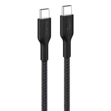 USB-C TILL USB-C 240W 2.0 FL&Auml;TAD KABEL 1M