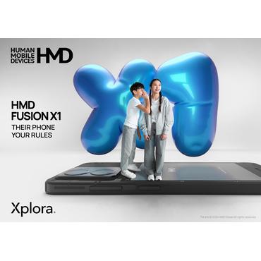 HMD FUSION X1 DS TA-1672 6/128 FLASHY 16,7 cm (6.56") Dual SIM 5G USB Type-C 5000 mAh Sort