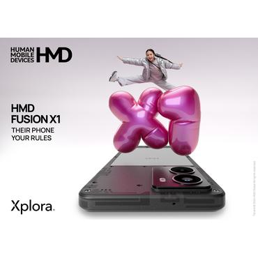 HMD FUSION X1 DS TA-1672 6/128 FLASHY 16,7 cm (6.56") Dual SIM 5G USB Type-C 5000 mAh Sort